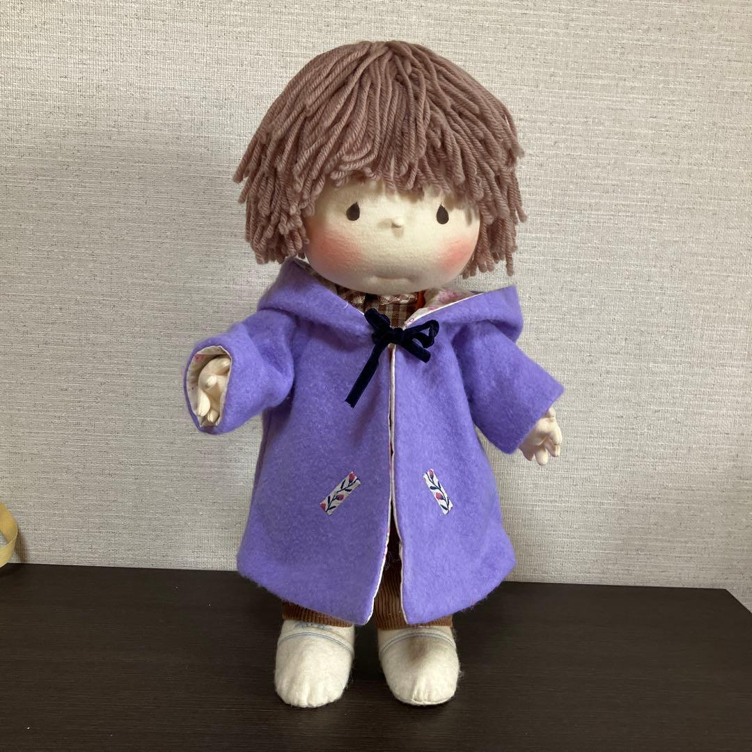 アンの冬コートとアン、仲良しユウ君