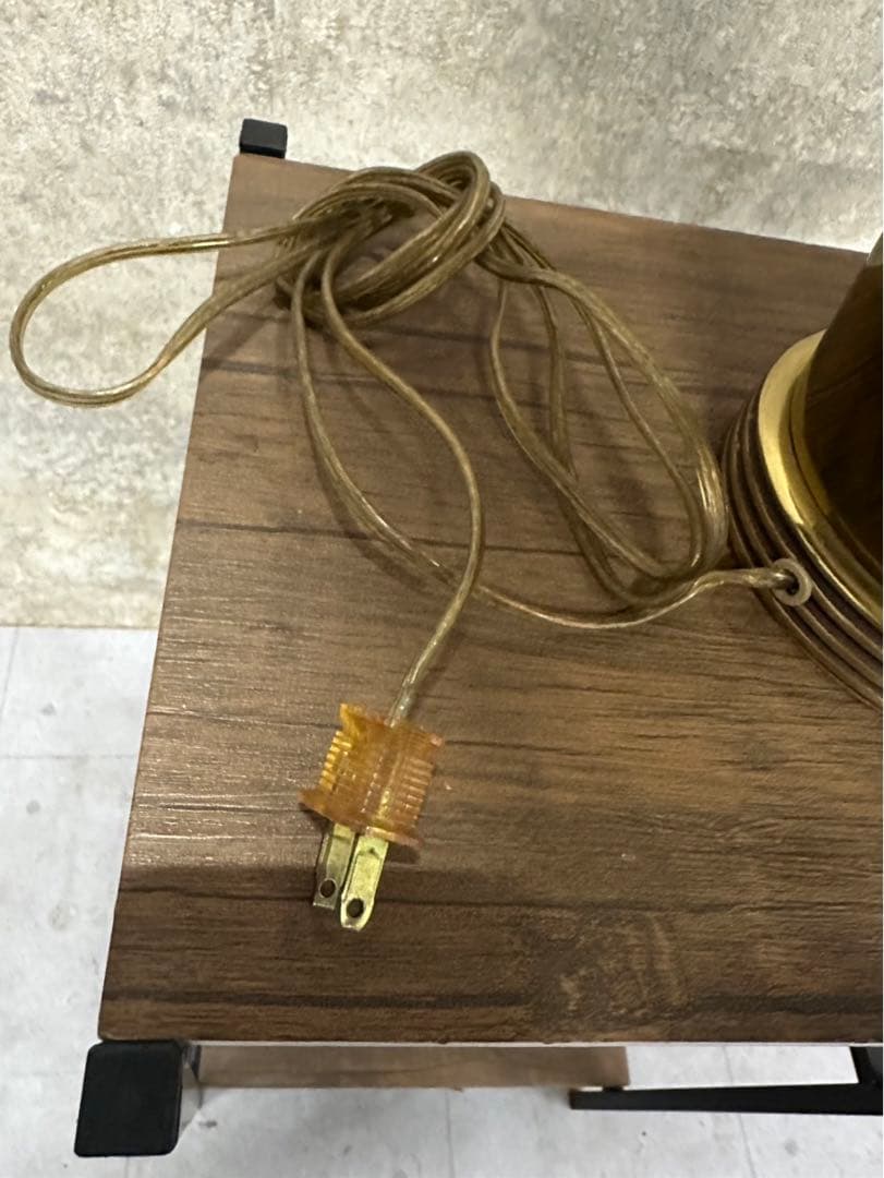 【ETHAN Allen】 ゴールドメタル フロアスタンド