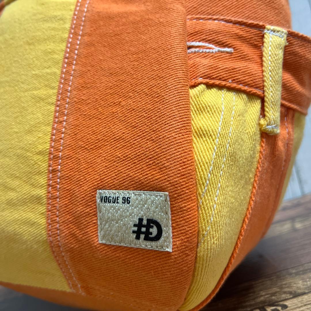 ふんわりトートバッグ▸︎▹︎デニムリメイク▸︎▹︎ハンドメイド