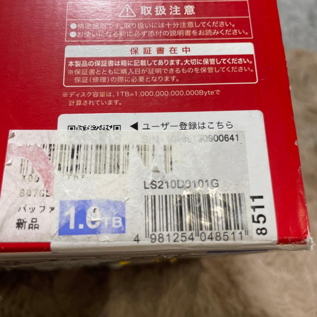 BUFFALO ネットワークHDD 1TB LS210D0101G