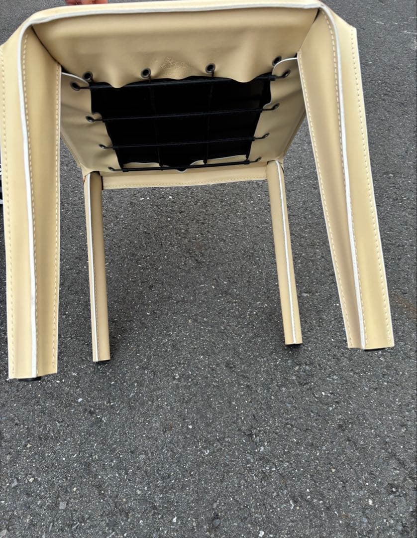 MADEイタリア製／Arper総本革アルペール2脚セット