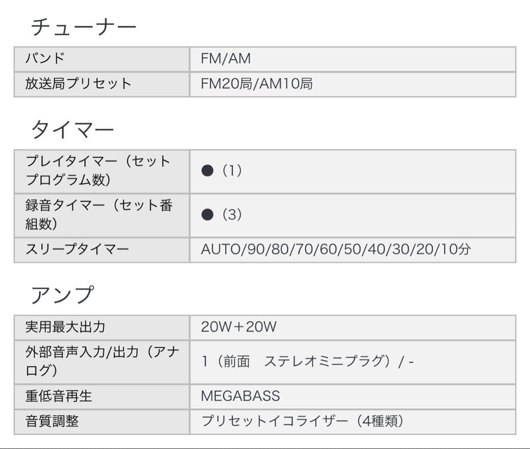 SONY ウォークマン専用USB端子搭載オールインワンコンポ CMT-M35WM