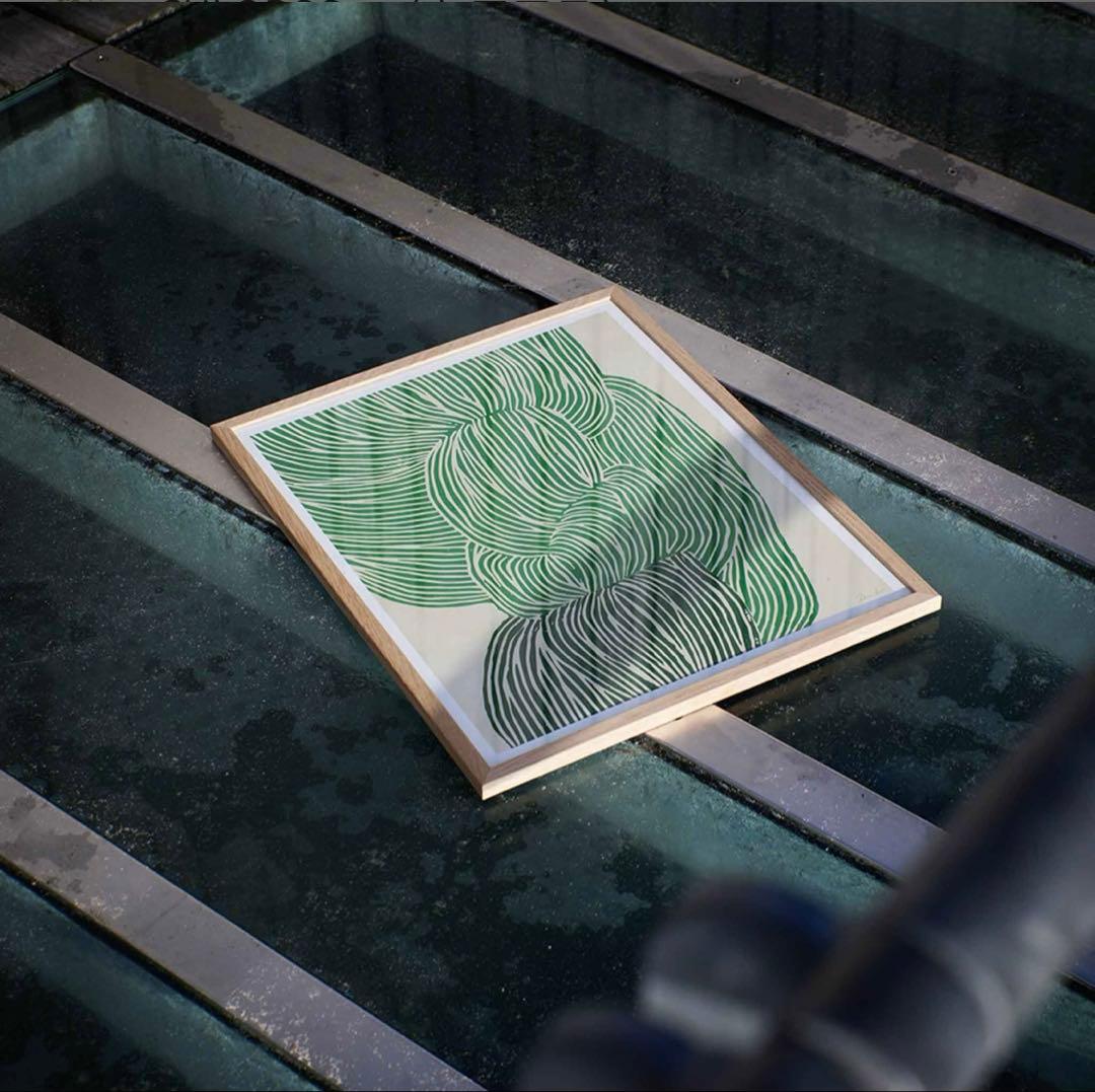 【THE POSTER CLUB】Green Ocean 50×70