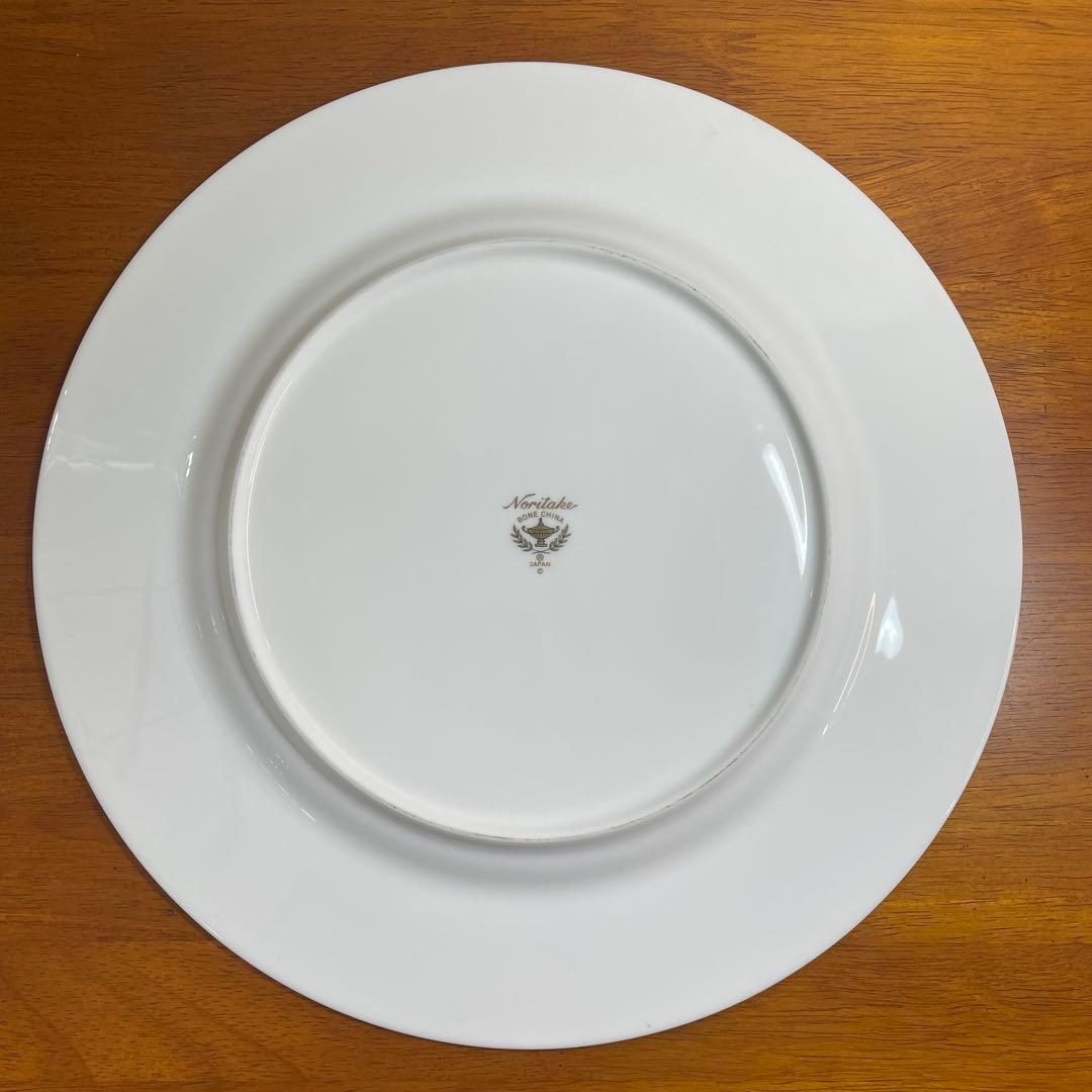 Noritake ノリタケ フィッツジェラルド グリーンプレート　２枚　大皿　⑤