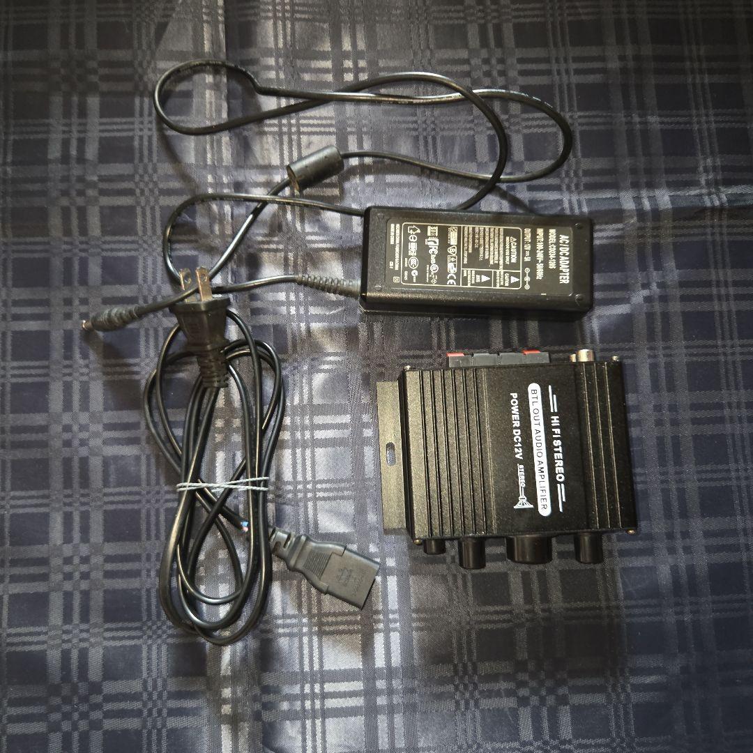 【PC用スピーカーに】FOSTEX P800-E+P800K パワーアンプ付き