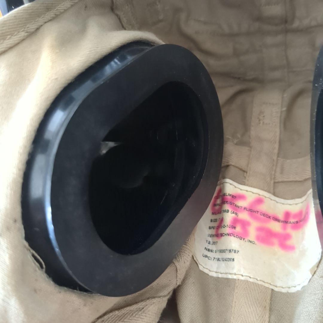 米軍実物　フライト デッキクルー ヘルメット　7 1/2 サイズ