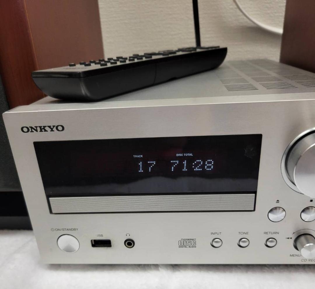 ONKYO CR-555 & スピーカー D-55EX セット　ジャンク