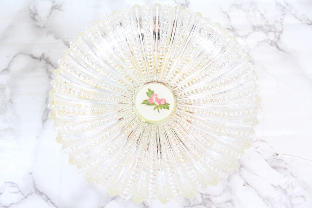 ♡伊萬里 林九郎 コンポート皿 デザート皿 脚付皿 ガラス製×有田焼 2客