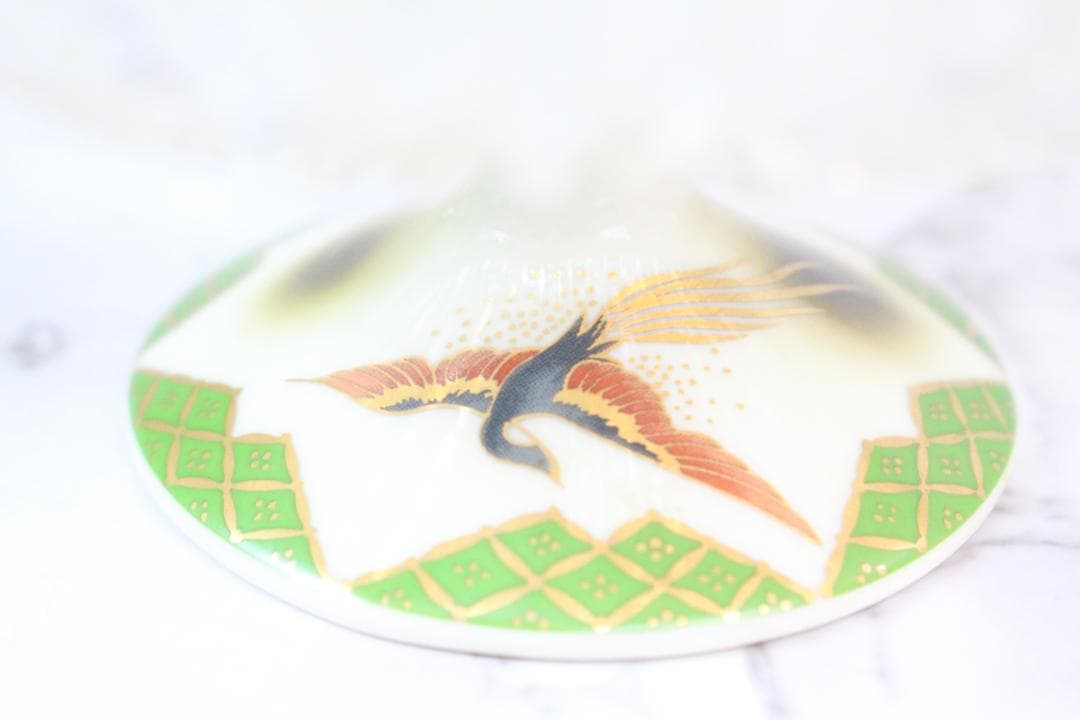 ♡伊萬里 林九郎 コンポート皿 デザート皿 脚付皿 ガラス製×有田焼 2客