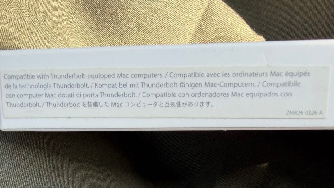 PCケーブル・コネクタ Apple Thunderbolt to FireWire Adapter