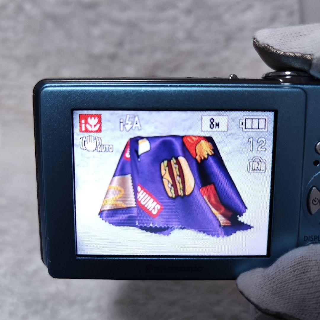美品✨Panasonic LUMIX DMC-FS6 ブルー バッテリー 説明書