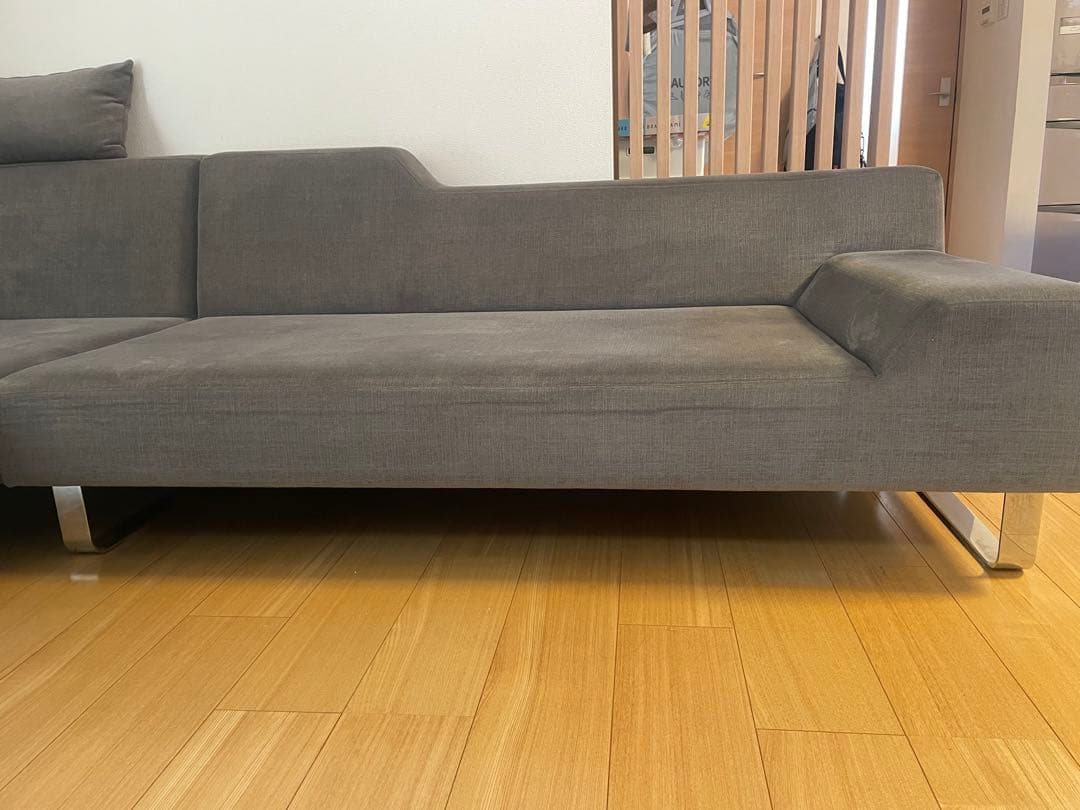 【美品】FLANNEL SOFA SIESTA 2P（幅160cm・左アーム）