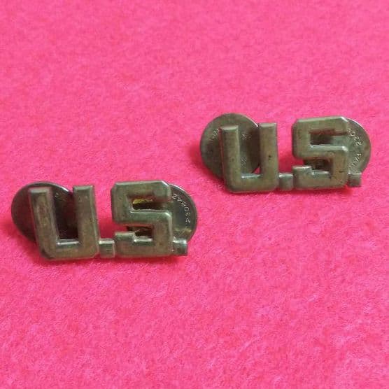 83 WWII US ARMY 30s 40s U.S. エンブレム ピンバッチ