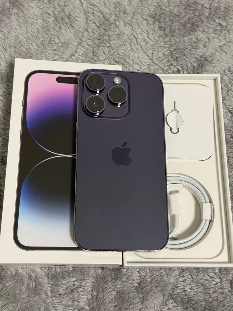 iPhone 14 Pro 256GB 未使用ディープパープル