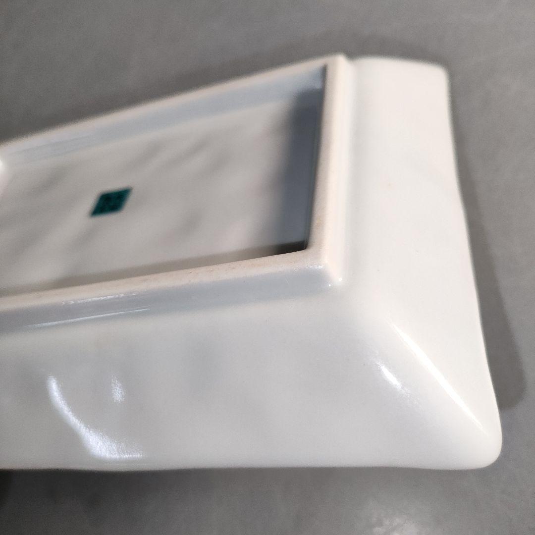 A1296-5/九谷焼/陶全 造/色絵花草文絵替皿揃5客/共箱/角皿/懐石道具/
