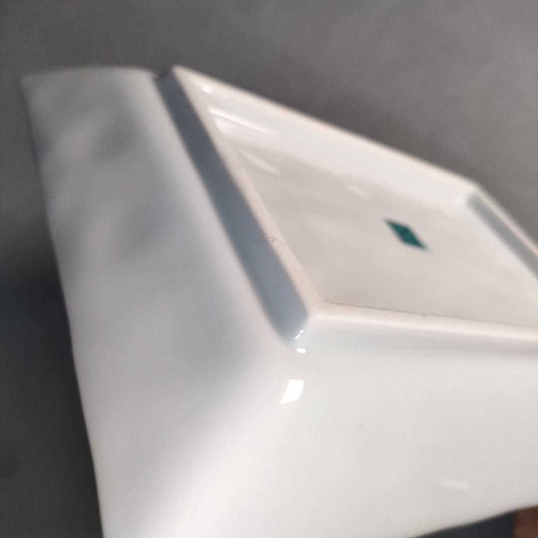 A1296-5/九谷焼/陶全 造/色絵花草文絵替皿揃5客/共箱/角皿/懐石道具/