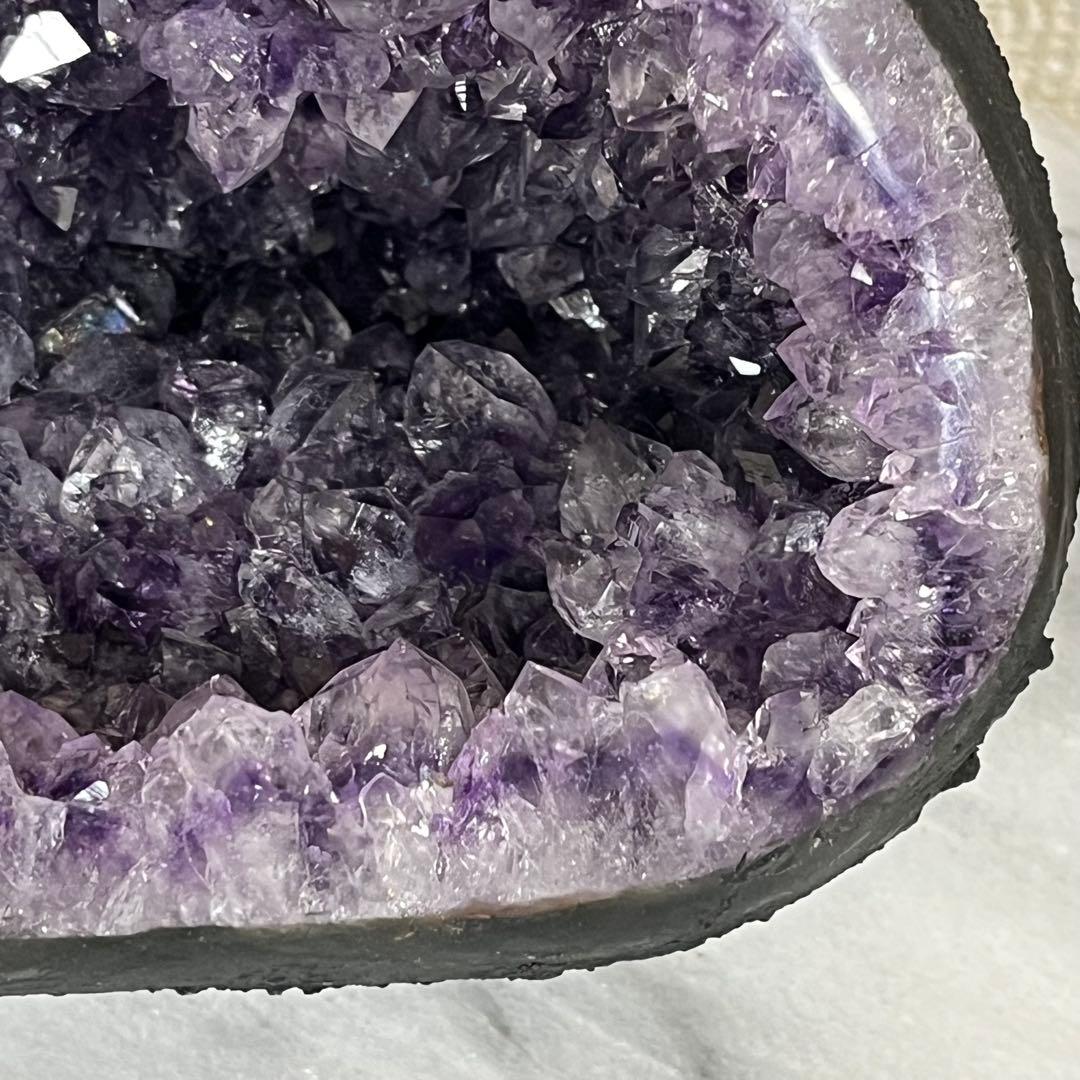 【天然石】アメジスト ドーム 紫水晶 クラスター 原石 パワーストーン 台座付き
