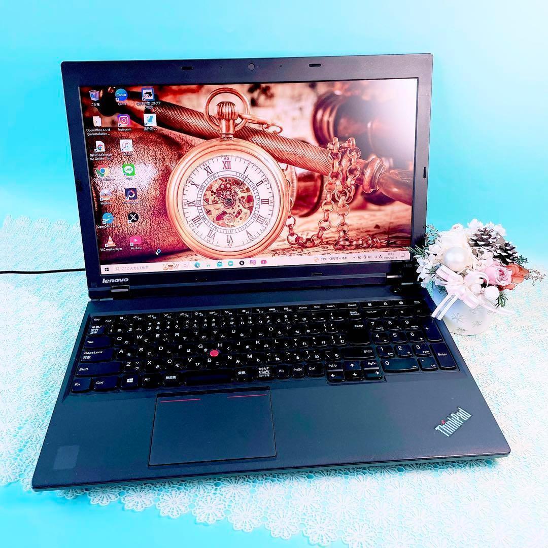 今だけ限定価格‼️初心者おすすめ✨️黒ノートパソコン✨️快適SSD✨️ThinkPad