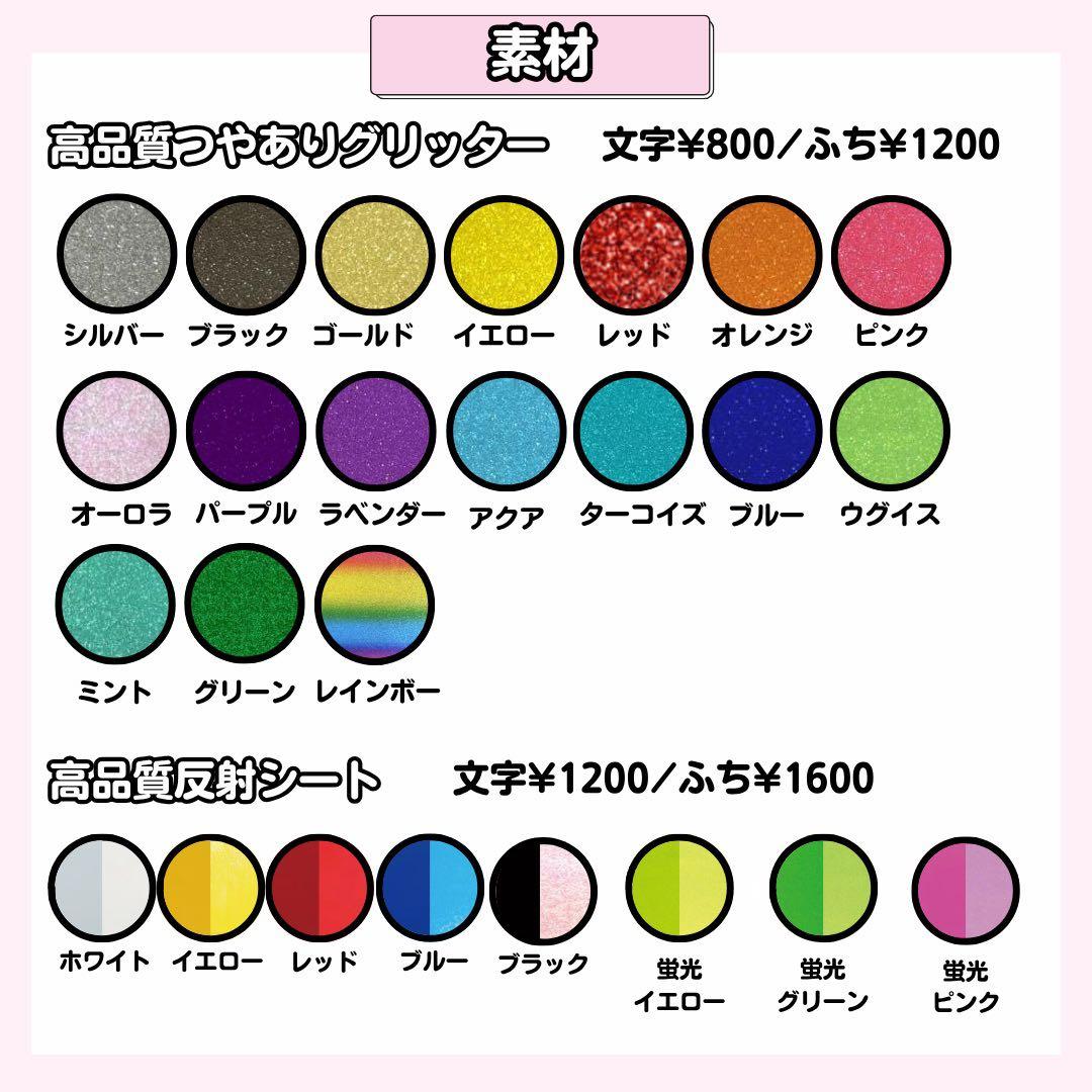 のん様 ／ うちわ文字 うちわ屋さん 連結文字 ボード パネル