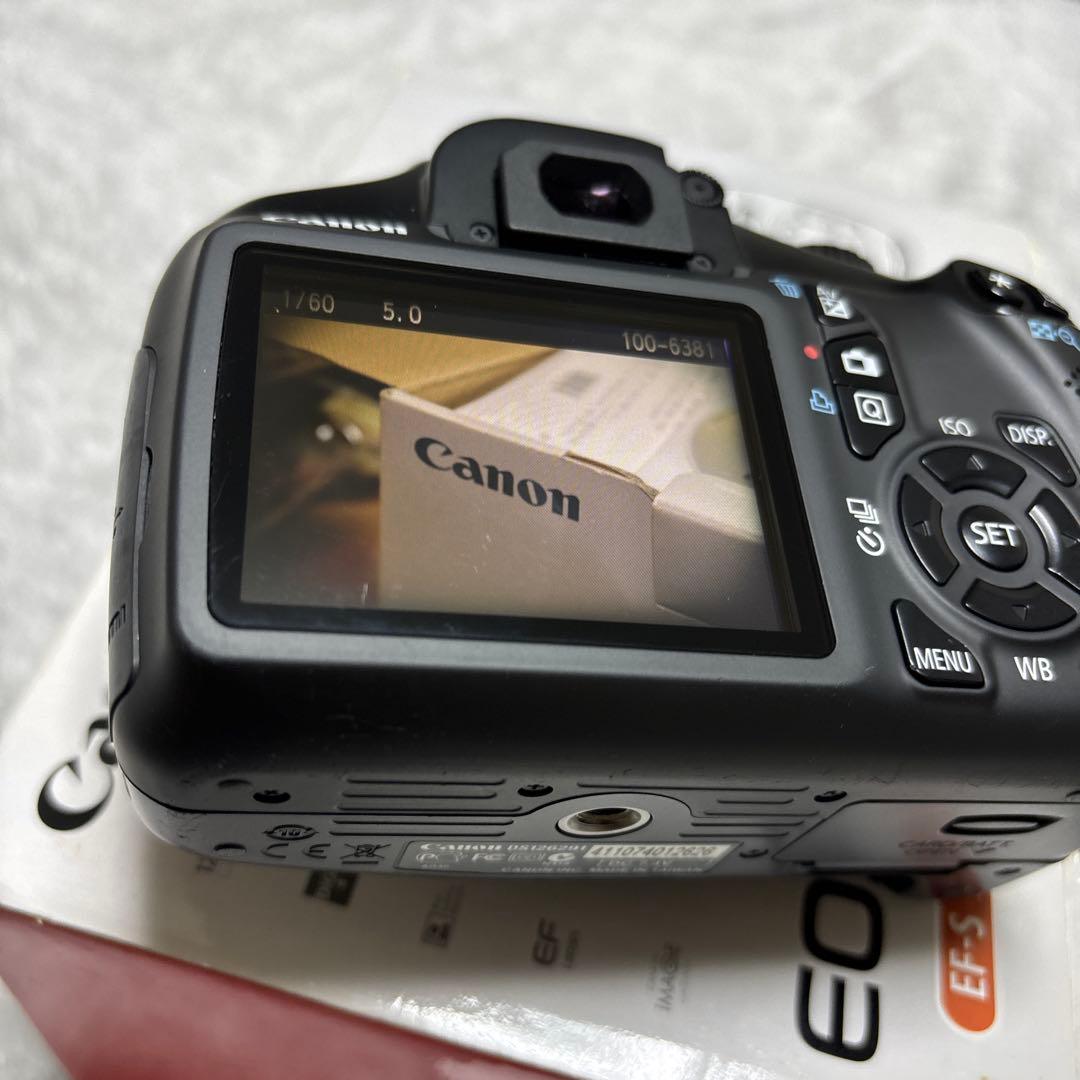 Canon EOS Kiss X50 デジタル一眼レフ(箱付き)(ジャンク扱い)