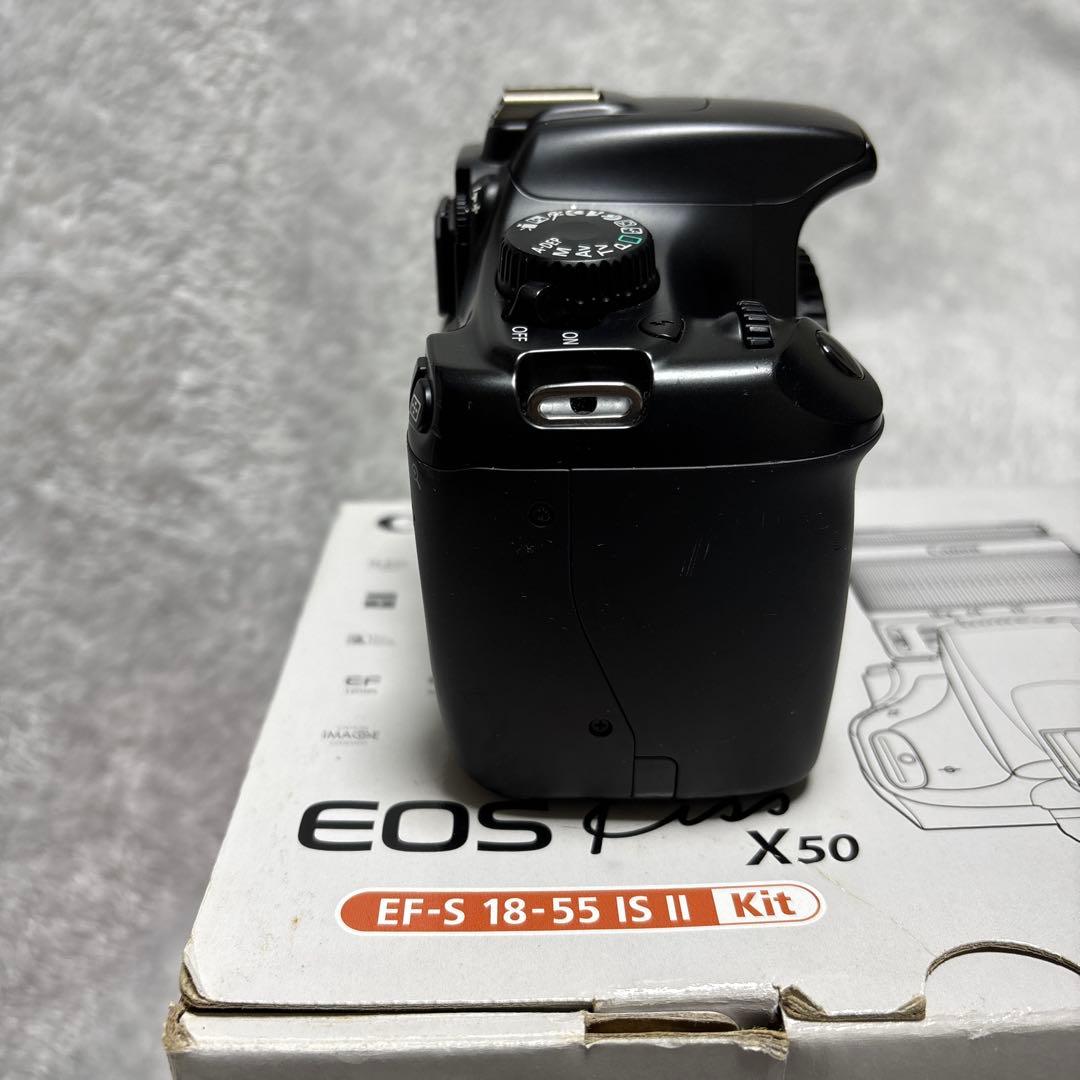 Canon EOS Kiss X50 デジタル一眼レフ(箱付き)(ジャンク扱い)