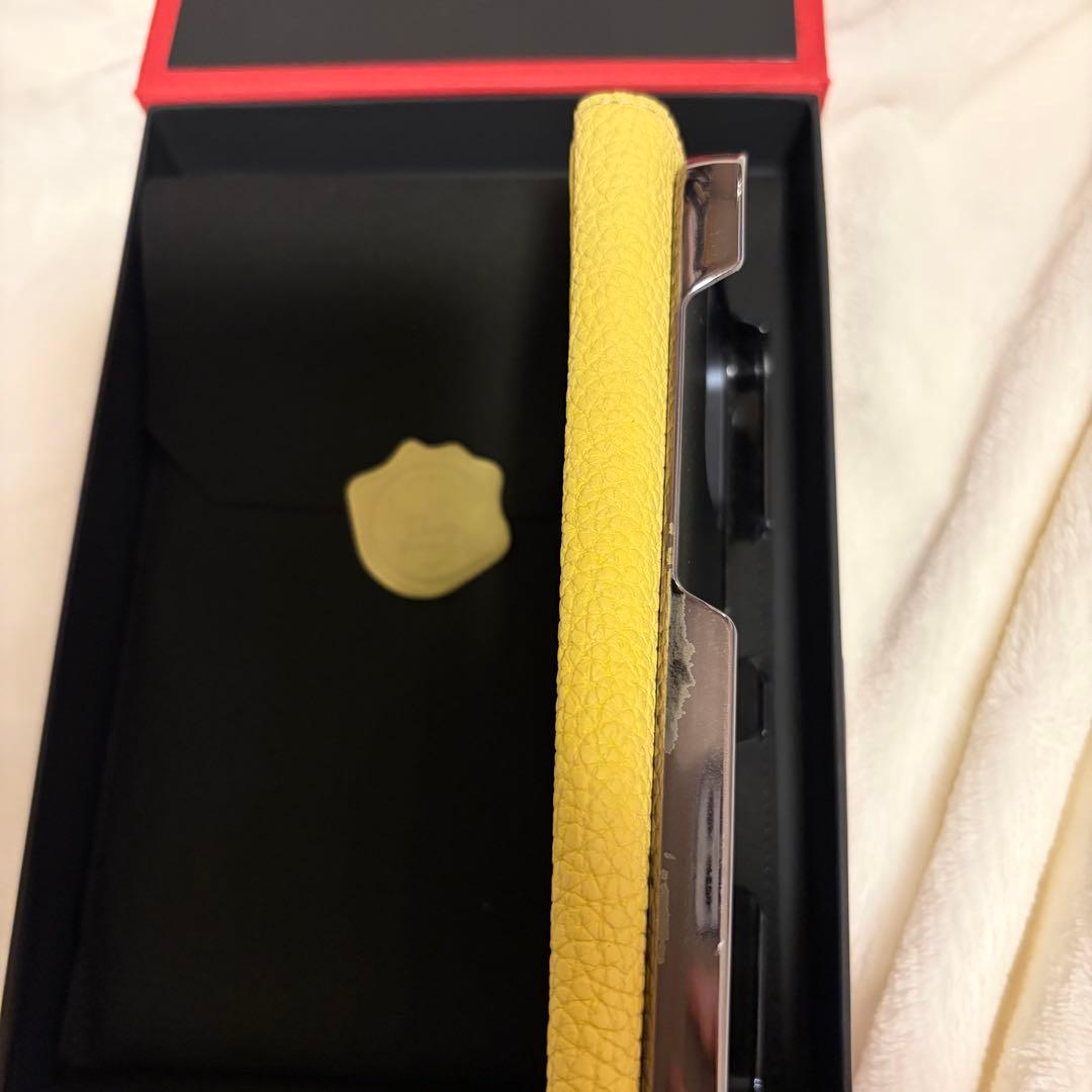 BONAVENTURA iPhone16用 手帳型ケース エトープ・イエロー