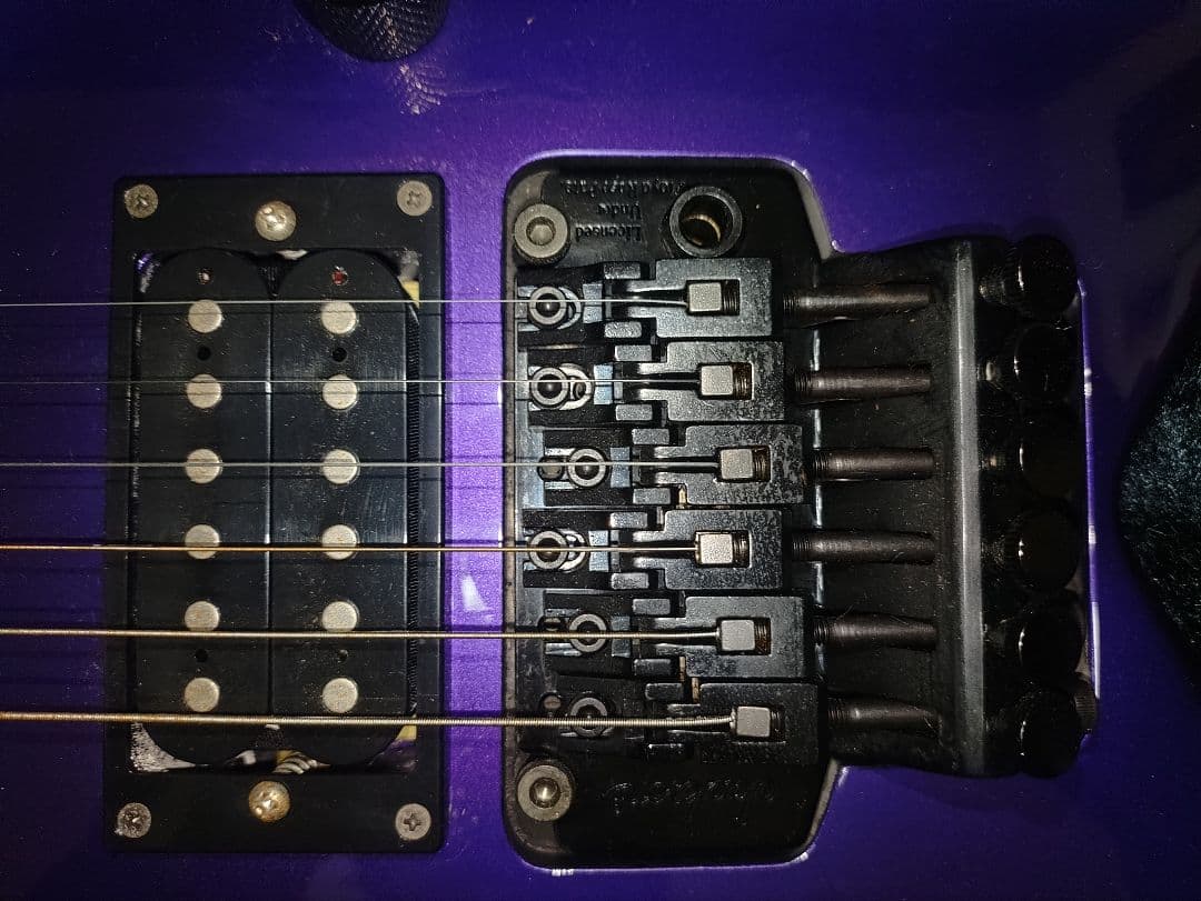 Jackson kv エレキギター 紫 新古品？　日本製　1997年製