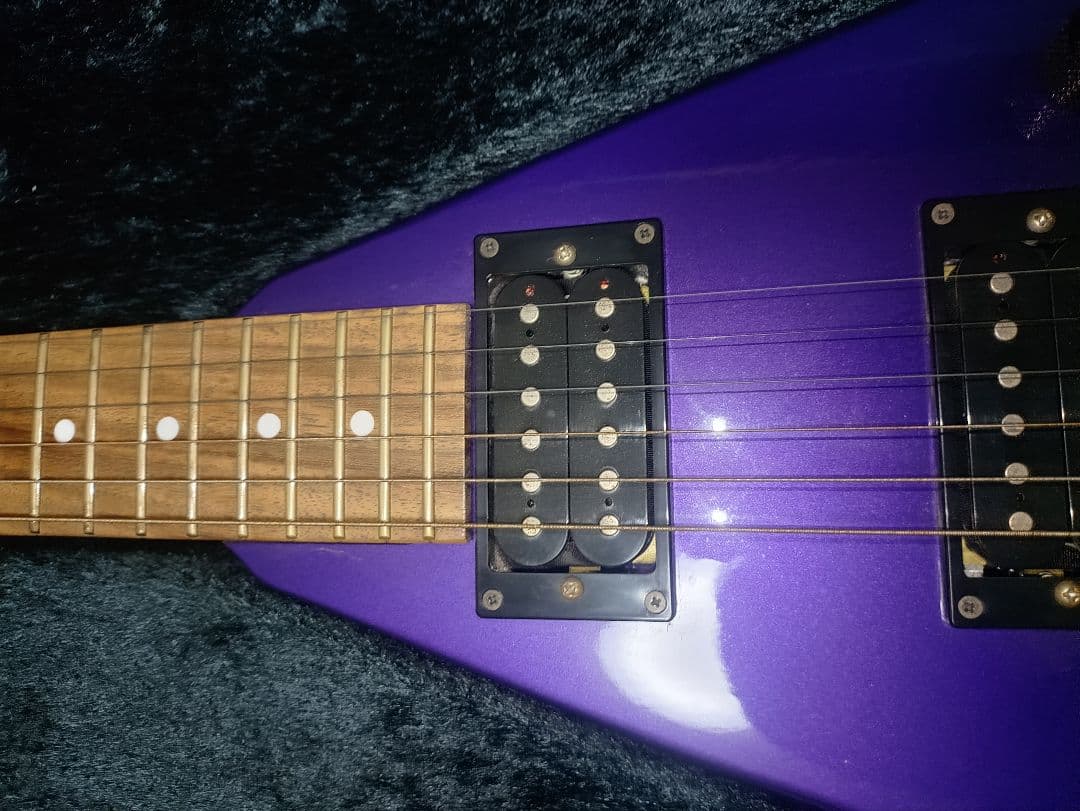 Jackson kv エレキギター 紫 新古品？　日本製　1997年製