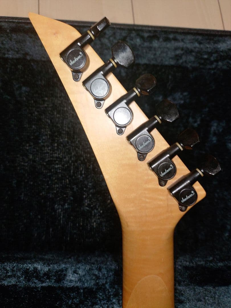 Jackson kv エレキギター 紫 新古品？　日本製　1997年製