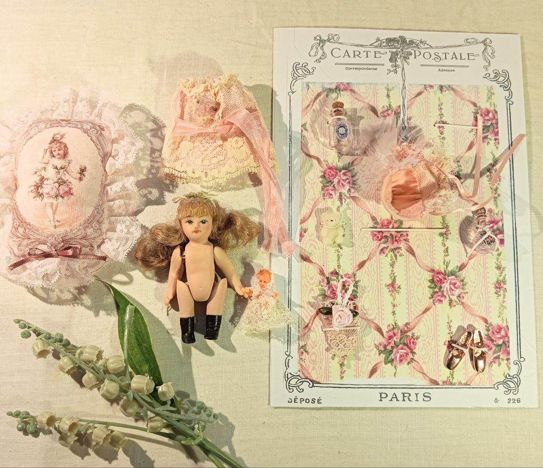 ビスクドール　ミニョネット　ミニチュア　Handmade