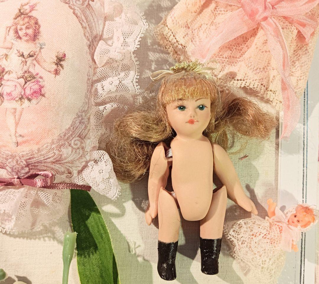 ビスクドール　ミニョネット　ミニチュア　Handmade