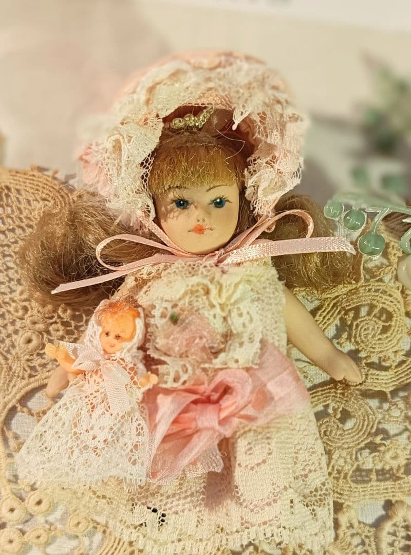 ビスクドール　ミニョネット　ミニチュア　Handmade