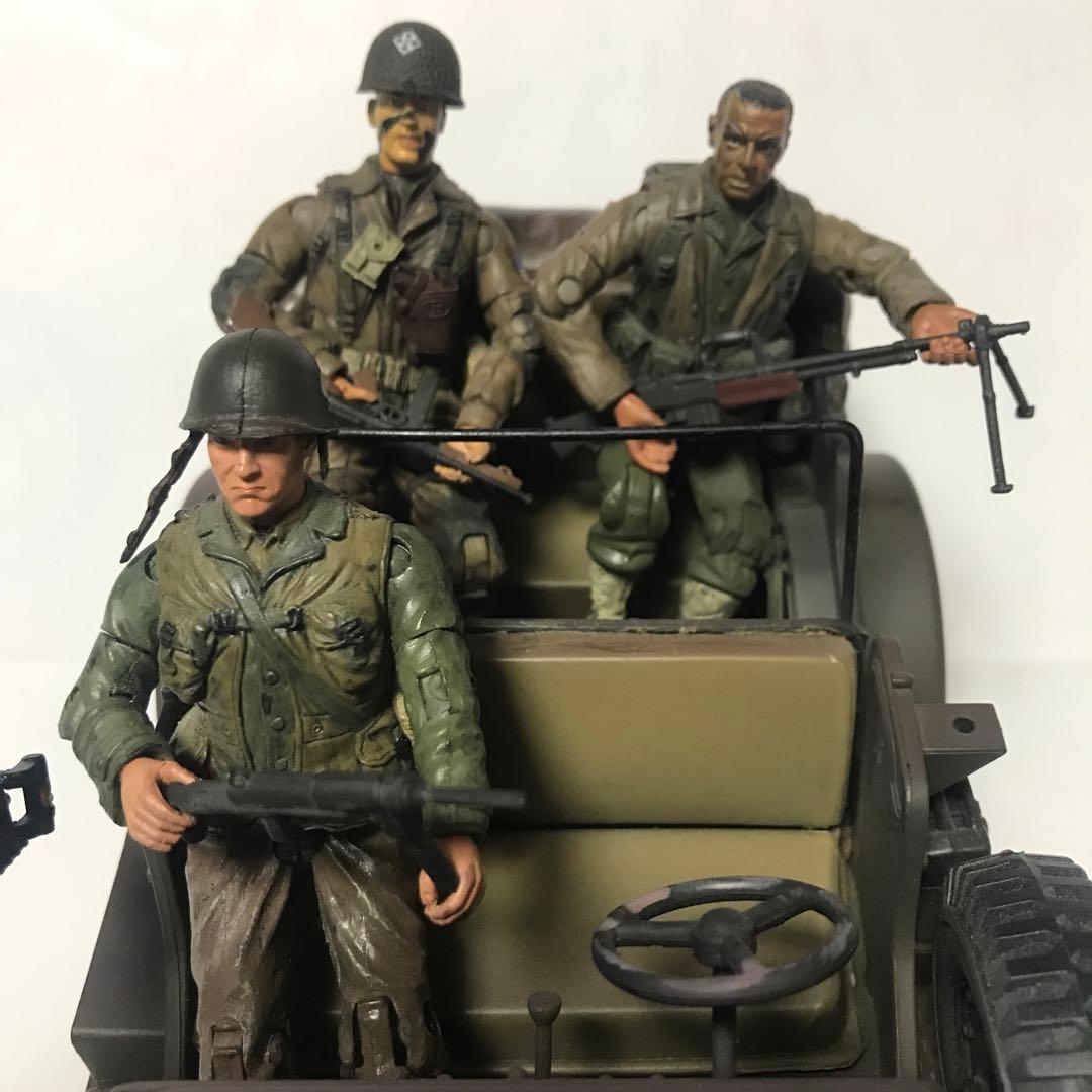 21st センチュリートイズ　1/18ダッジコマンドカージープ&兵士3体