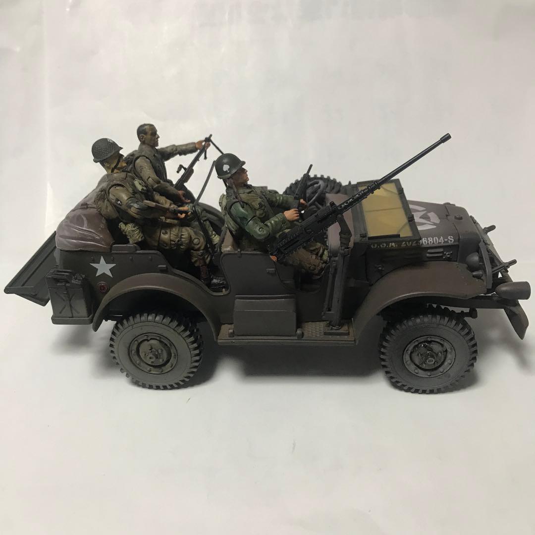 21st センチュリートイズ　1/18ダッジコマンドカージープ&兵士3体