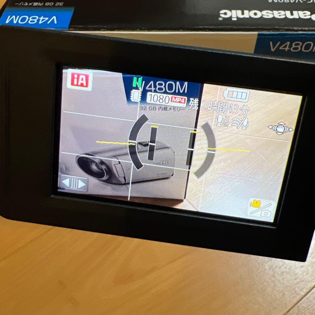 Panasonic HC-V480M フルHDビデオカメラ（大容量予備電池付）