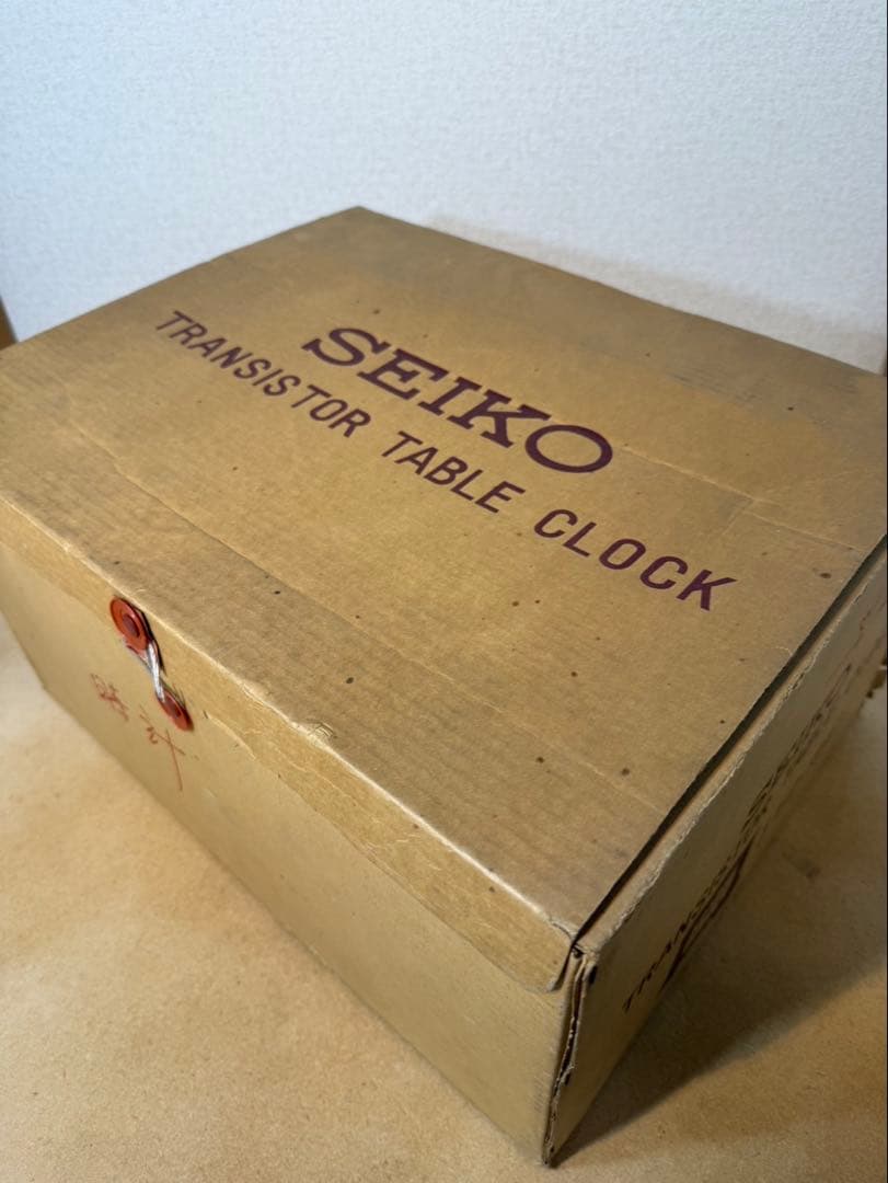 SEIKO TRANSISTOR TABLE CLOCK 置き時計