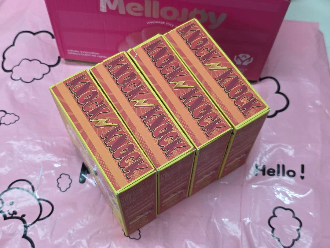 即日発送【未開封4個】Mellojoy ピザのお届け 付属品つき ピンク箱発送