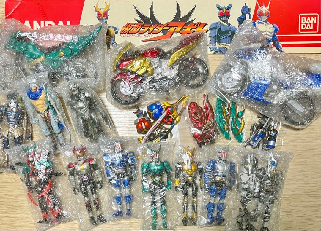 仮面ライダーアギト11点セット 超合金 装着変身 マシントルネイダー他