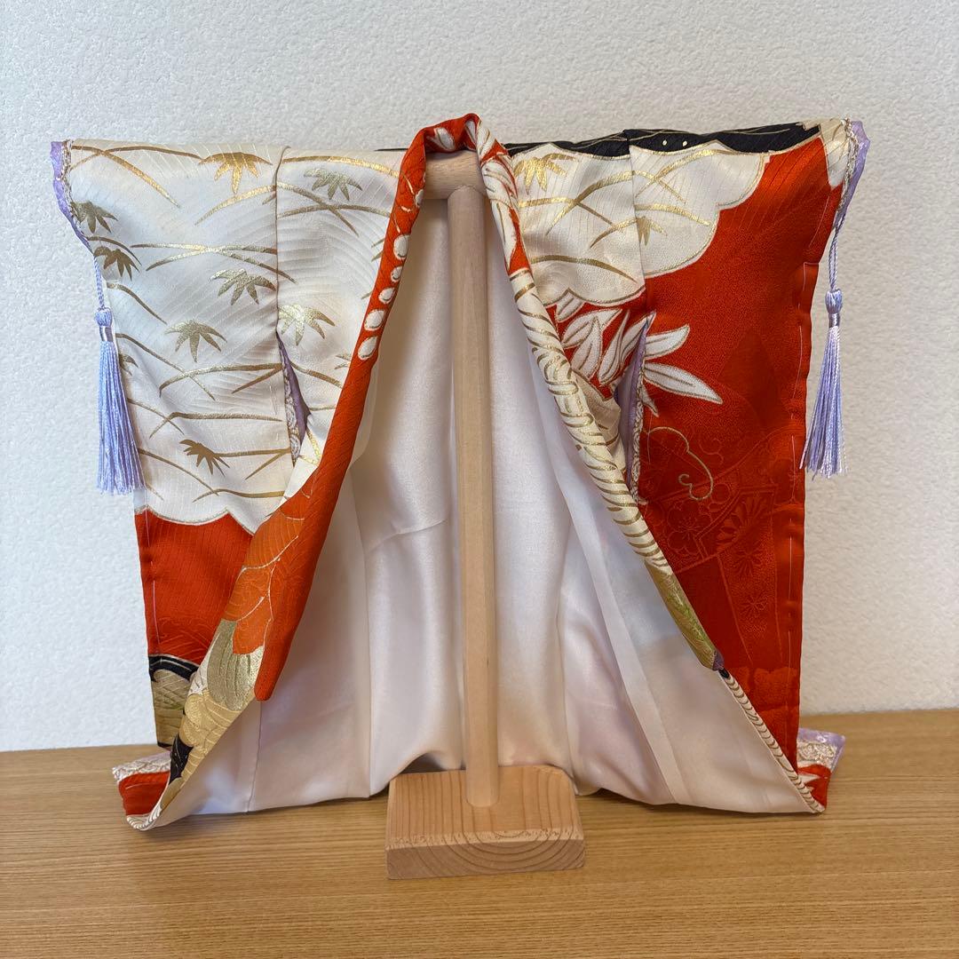 ミニチュア着物　扇、桜、菊チムページ