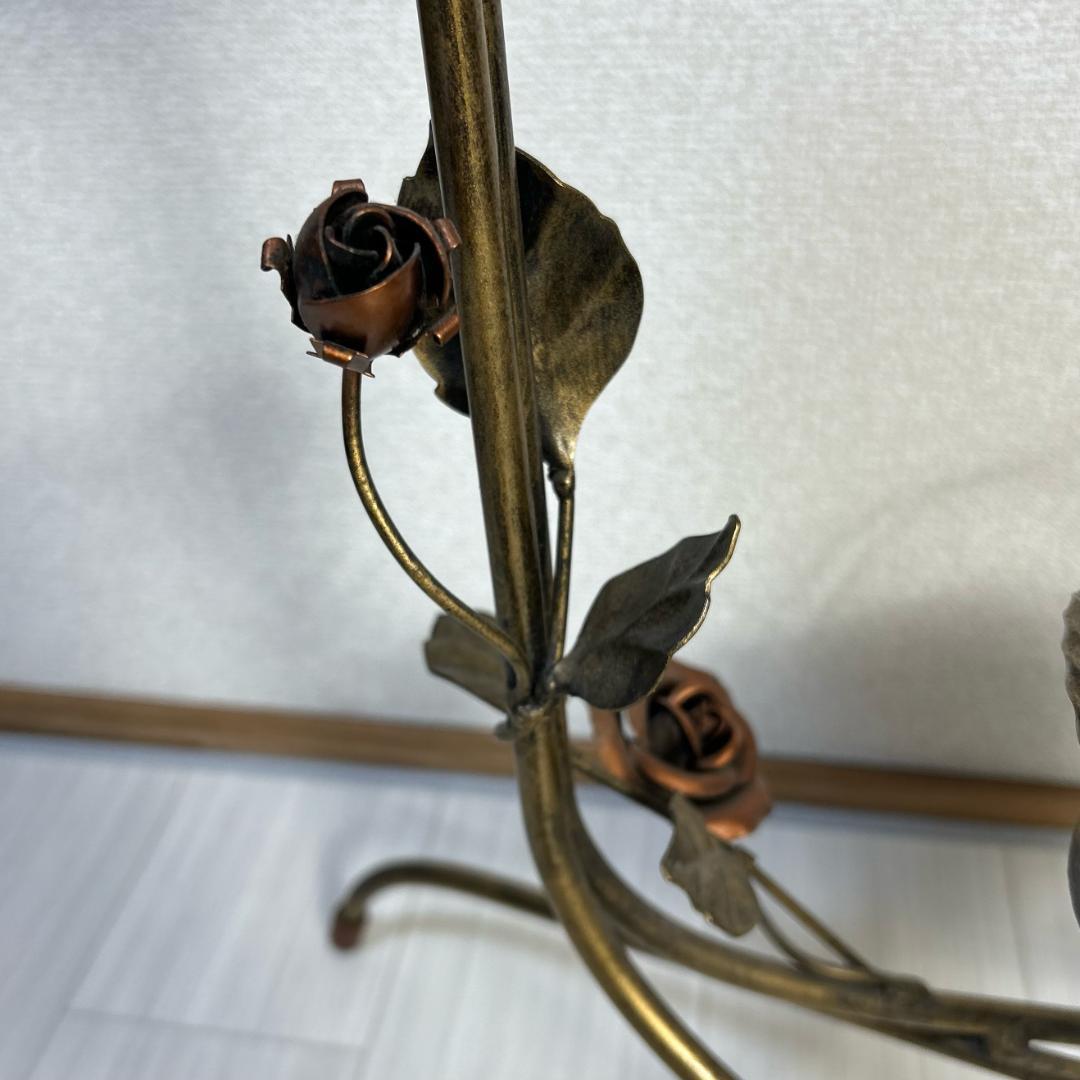 フラワースタンド　レトロ　プランタースタンド　アイアン　花台　アンティーク