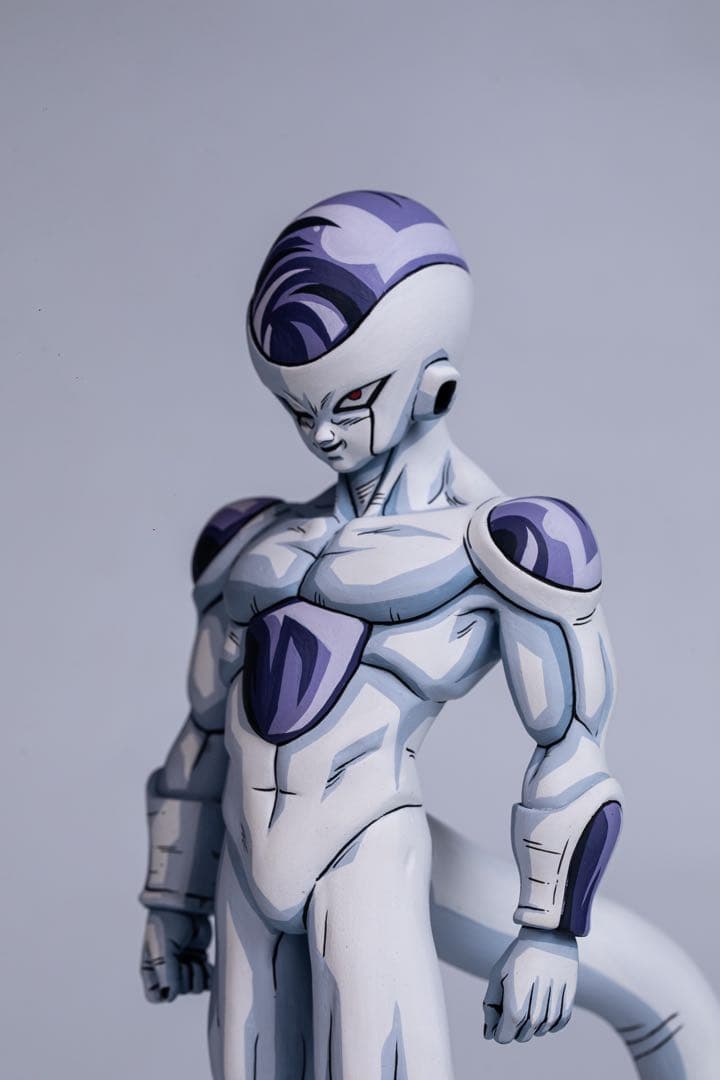 ドラゴンボール　フリーザー　リペイント　二次元彩色　フィギュア