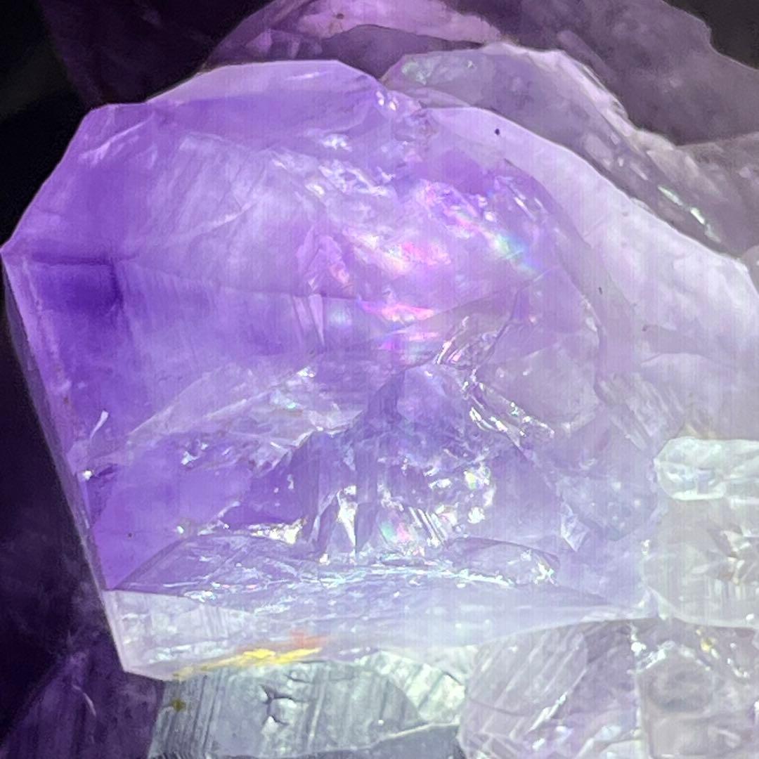 ファントム アメジストクラスター 原石 紫水晶 天然石 パワーストーン