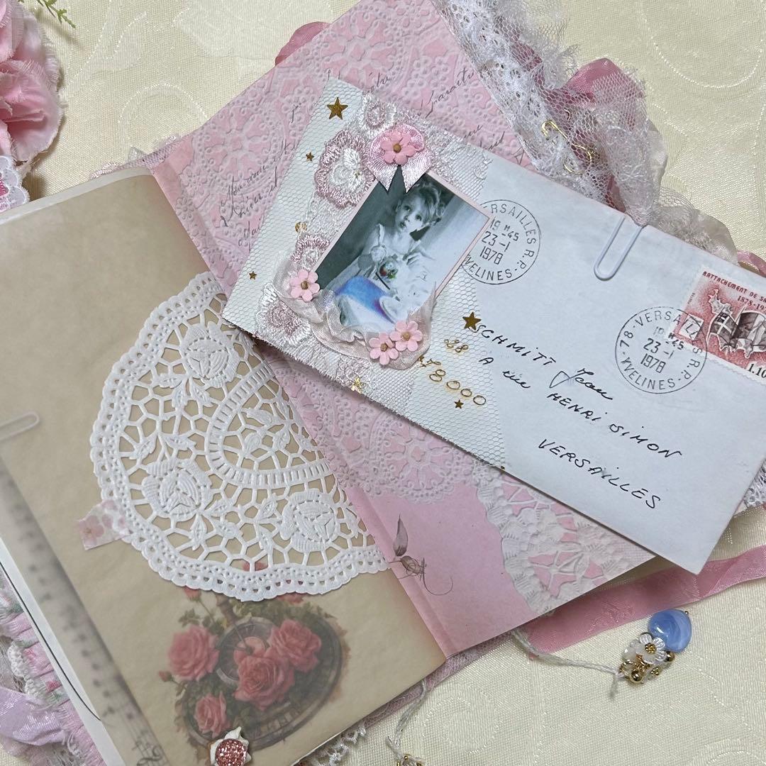 薔薇とレースのジャンクジャーナル・雑記帳　ティータイムにしましょうか♡