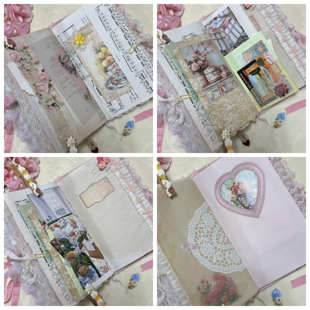 薔薇とレースのジャンクジャーナル・雑記帳　ティータイムにしましょうか♡