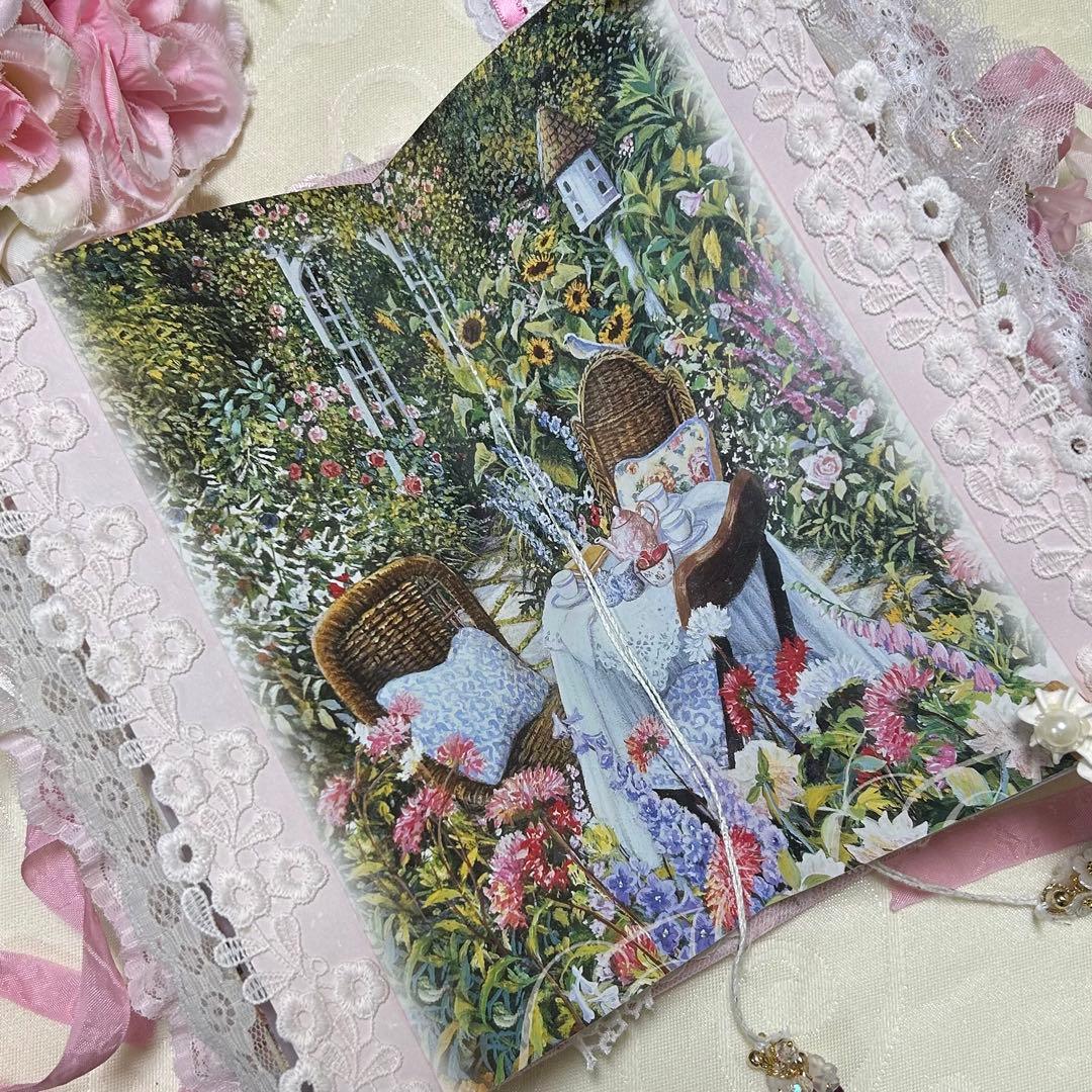 薔薇とレースのジャンクジャーナル・雑記帳　ティータイムにしましょうか♡