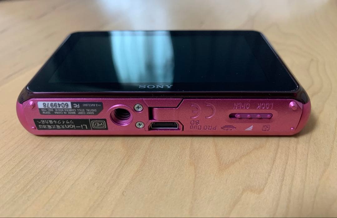 【希少】美品 SONY Cyber-shot DSC-T99 ピンク