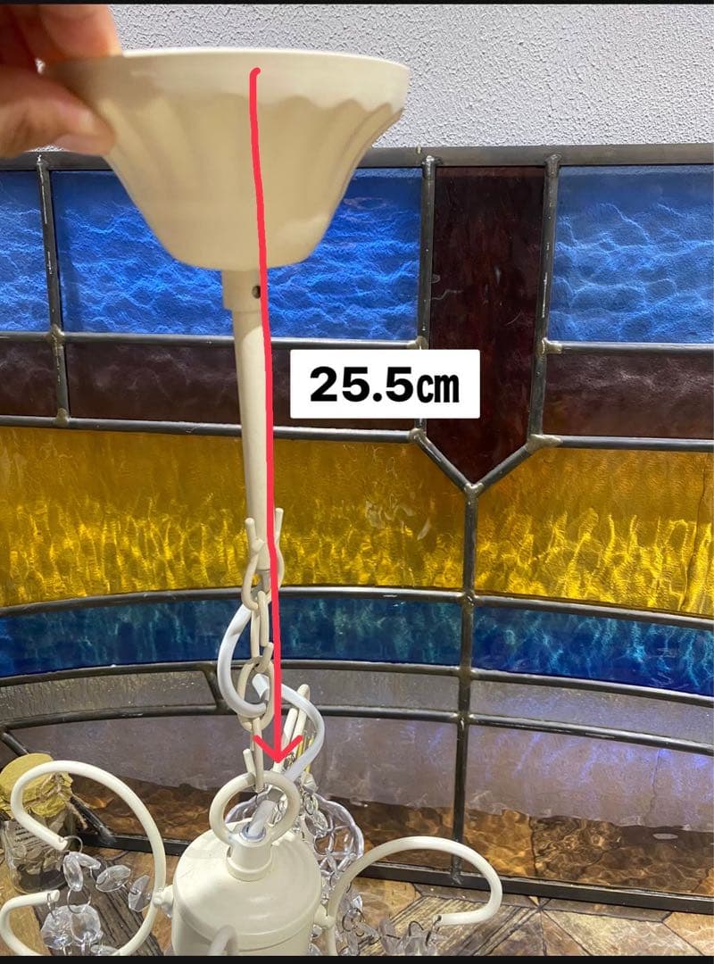 シャンデリア 天井照明 インテリア 白家具 ホワイト アンティーク 姫系 ロココ