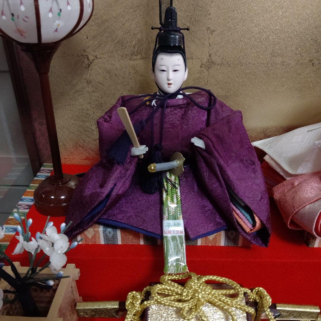 【未使用】雛人形 お雛様 ひなまつり ガラスケース ライト 引取限定 関西