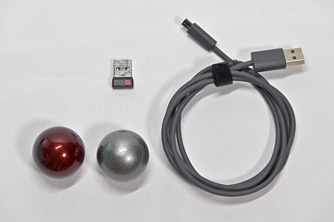 【美品・赤ボールセット】Logicool MX ERGO トラックボールマウス