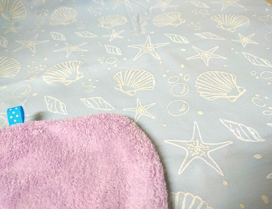 専用❤みかん＊もちふわ⭐小バスタオル❤シェル…ブルー★パープル⭐